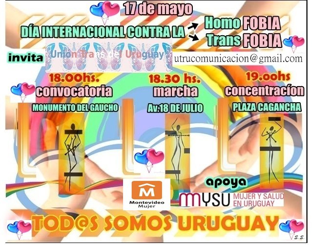 Día mundial de lucha contra la homofobia, la transfobia y lesbofobia