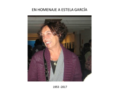 Homenaje a Estela García en la 10ma Jornada por la salud y los DSR